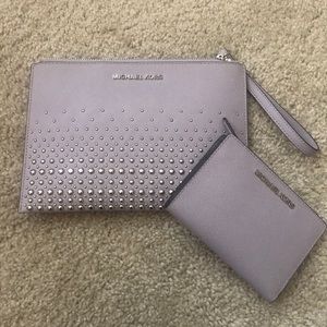 Michael Kors Large Wristlet & matching wallet